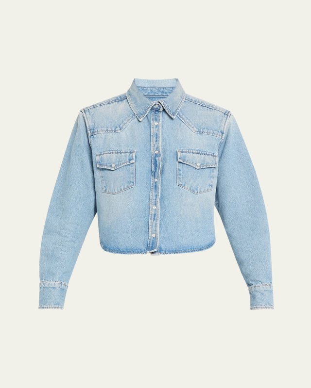 Cropped Western Shirt